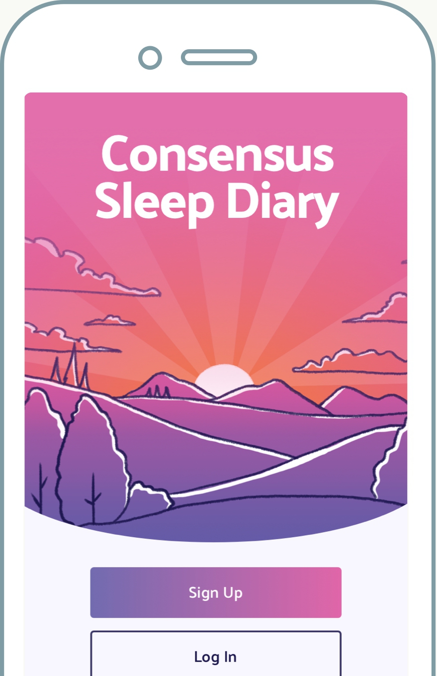 Consensus sleep diary screen 3x